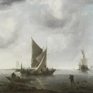 Tylko dziś Mural fototapeta 2501V-11 Anchored Ships - Zoom