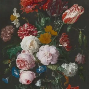 Najlepsza cena Mural fototapeta 2503V-11 Flowers In A Glass Vase - Zoom