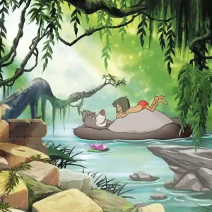 Najlepsza cena FOTOTAPETA 8-4106 Jungle book swimming with Baloo