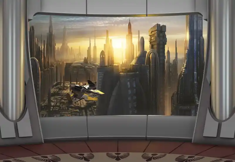 Dodaj do koszyka FotoTAPETA 8-483 STAR WARS CORUSCANT VIEW