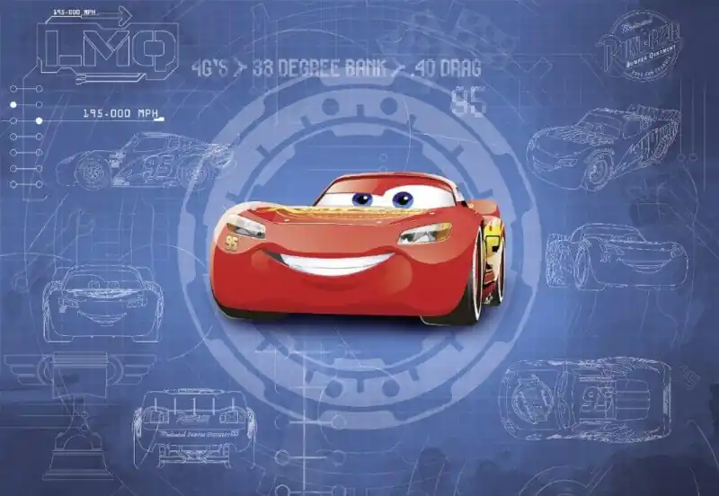 FotoTAPETA 8-488 Cars3 Blueprint Wyjątkowa oferta