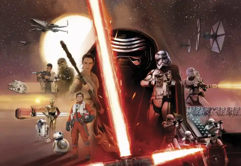 Wysoka jakość FotoTAPETA 8-492 STAR WARS EP7 COLLAGE