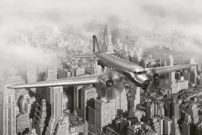 Promocja FotoTAPETA na flizelinie MS-5-0006 AIRPLANE