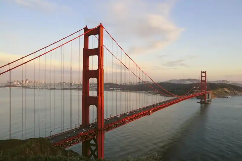 FotoTAPETA na flizelinie MS-5-0015 GOLDEN GATE Niska cena