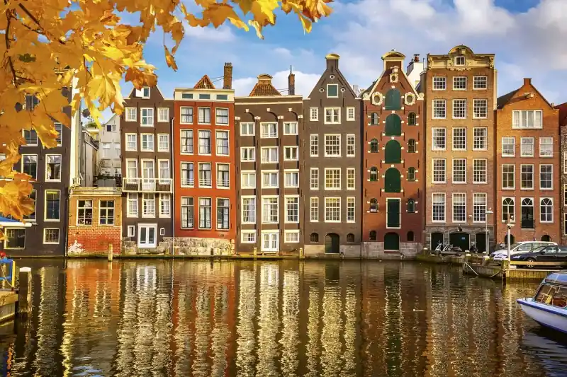 FotoTAPETA na flizelinie MS-5-0024 HOUSES IN AMSTERDAM Nie przegap