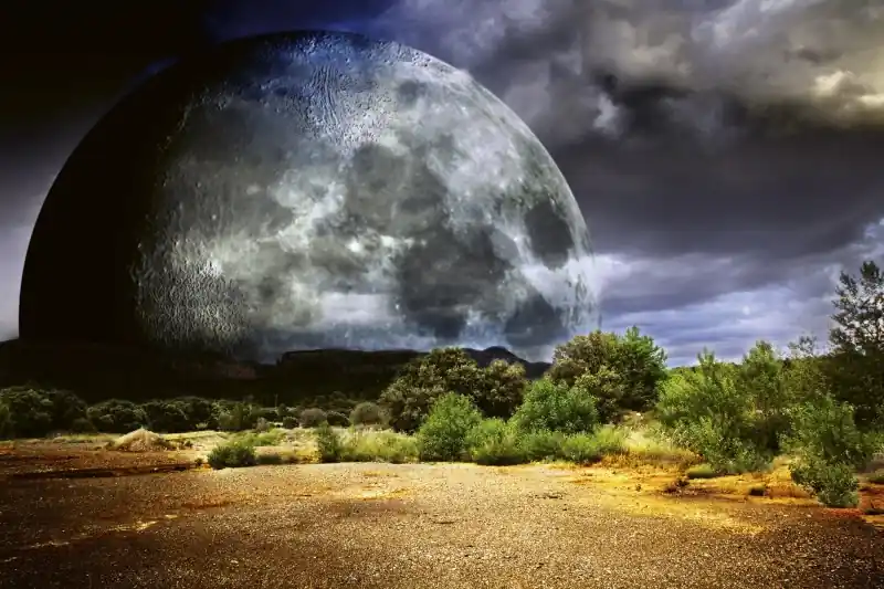 Tani FotoTAPETA na flizelinie MS-5-0185 MOON