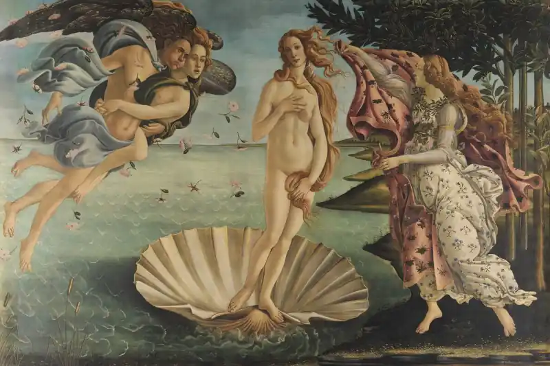 FotoTAPETA na flizelinie MS-5-0249 BIRTH OF VENUS - SANDRO BOTTICELLI Oferta limitowana