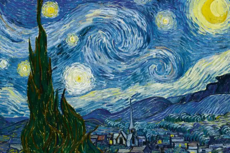 FotoTAPETA na flizelinie MS-5-0250 THE STARRY NIGHT - VINCENT VAN GOGH Popularny
