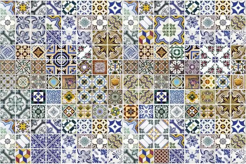 Ograniczona ilość FotoTAPETA na flizelinie MS-5-0275 PORTUGAL TILES