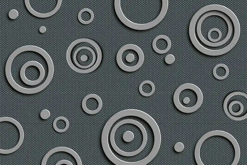 Okazja FotoTAPETA na flizelinie MS-5-0302 METAL CIRCLES