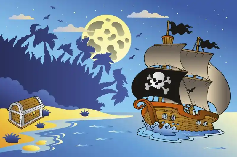 Tylko do końca tygodnia FotoTAPETA na flizelinie MS-5-0335 PIRATE SHIP
