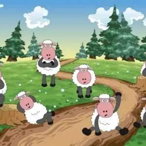 Cena promocyjna FotoTAPETA na flizelinie MS-5-0342 SHEEP