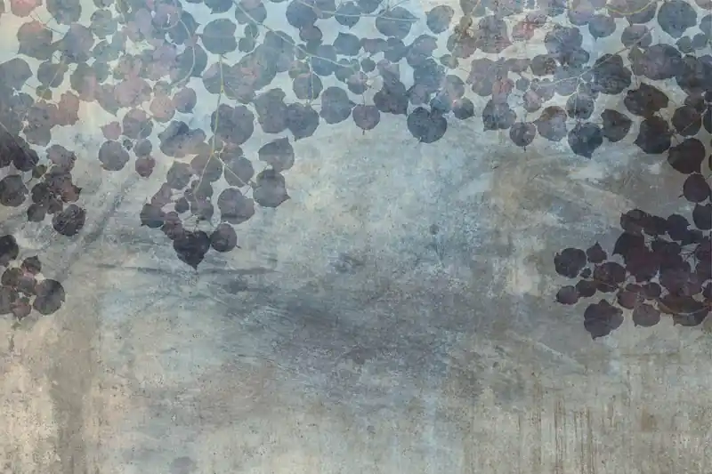 Fototapeta na Flizelinie MS-5-0367 Abstrakcyjne niebieskie liście 375 x 250 cm Nie przegap