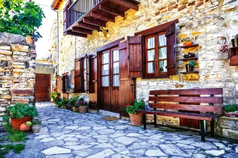 Taniej Fototapeta na Flizelinie MS-5-0759 Lefkara Village 375 x 250 cm