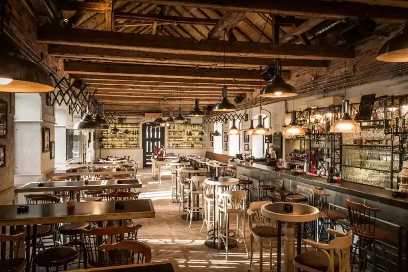 Fototapeta na Flizelinie MS-5-0886 Pizzeria w stylu retro 375 x 250 cm Bezpieczna płatność