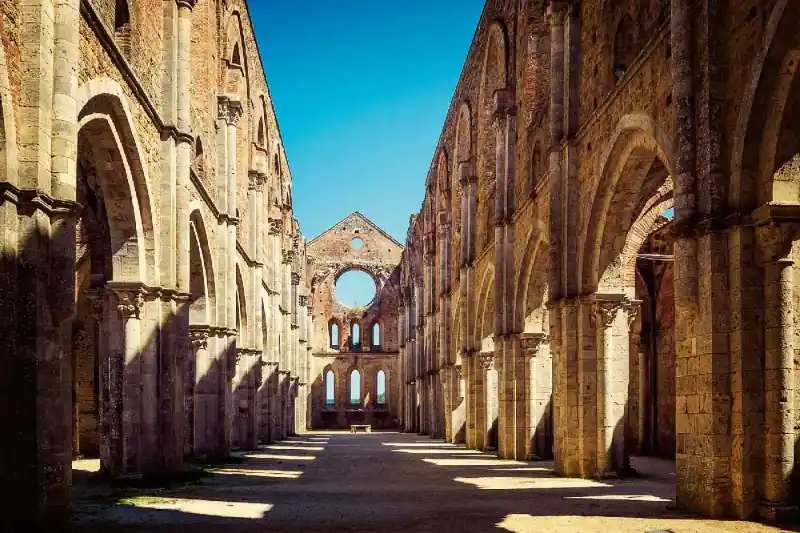 Fototapeta na Flizelinie MS-5-0989 Starożytne opactwo San Galgano 375 x 250 cm Darmowy zwrot