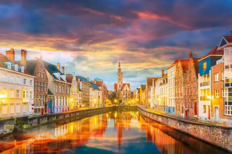 Fototapeta na Flizelinie MS-5-1006 Spiegelrei Canal 375 x 250 cm Ostatnie sztuki