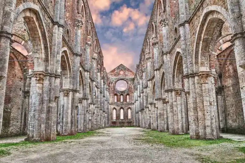 Fototapeta na Flizelinie MS-5-1026 San Galgano Siena 375 x 250 cm Oferta czasowa
