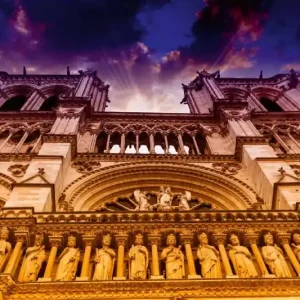 Dodaj do koszyka Fototapeta na Flizelinie MS-5-1047 Notre Dame III. 375 x 250 cm