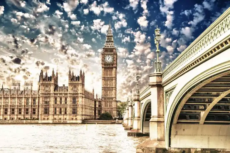 Fototapeta na Flizelinie MS-5-1067 Widok na Big Ben 375 x 250 cm Ekspresowa dostawa