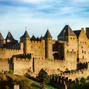 Tylko do końca tygodnia Fototapeta na Flizelinie MS-5-1082 Twierdza Carcassonne 375 x 250 cm
