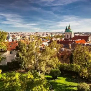 Ekspresowa dostawa Fototapeta na Flizelinie MS-5-1190 Jesień Praga 375 x 250 cm