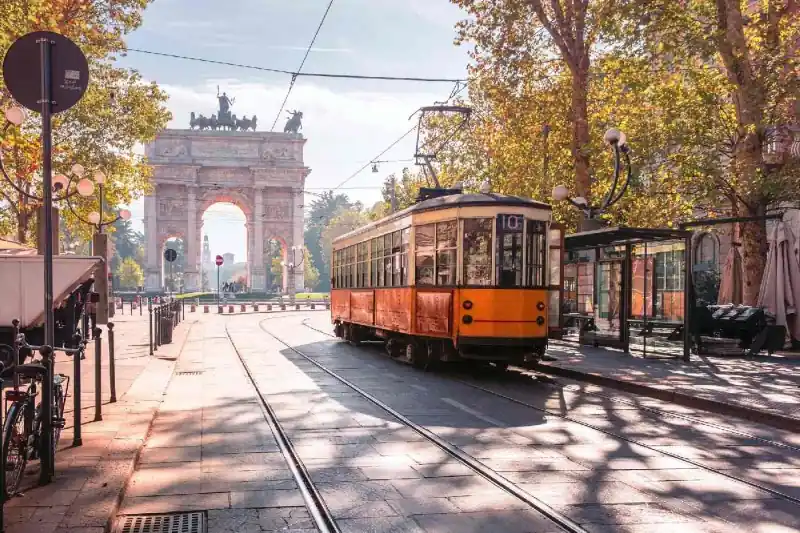 Fototapeta na Flizelinie MS-5-1238 Tramwaj zabytkowy 375 x 250 cm Rabat