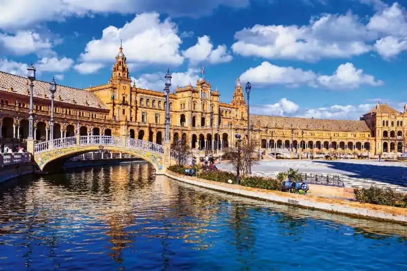 Fototapeta na Flizelinie MS-5-1108 Plaza de Espa a, Sewilla 375 x 250 cm Darmowy zwrot