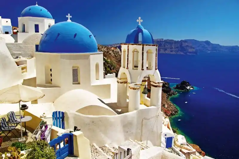Fototapeta na Flizelinie MS-5-1118 Santorini 375 x 250 cm Hit sprzedaży