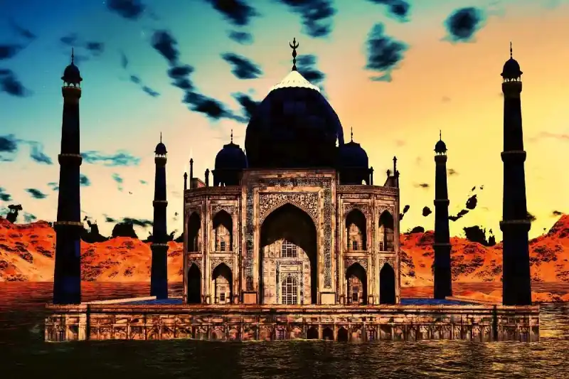 Hit sprzedaży Fototapeta na Flizelinie MS-5-1124 Taj Mahal II. 375 x 250 cm