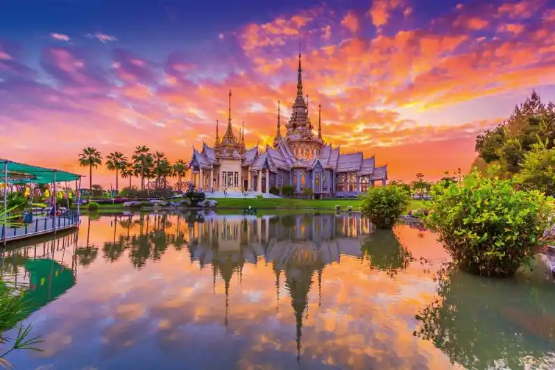 Fototapeta na Flizelinie MS-5-1162 Wat Thai 375 x 250 cm Wysoka jakość