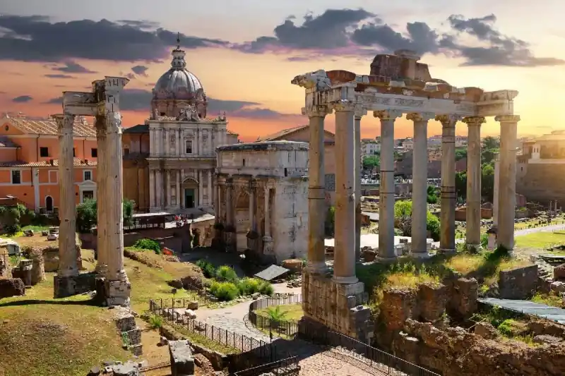 Fototapeta na Flizelinie MS-5-1170 Forum Romanum 375 x 250 cm Szybka wysyłka