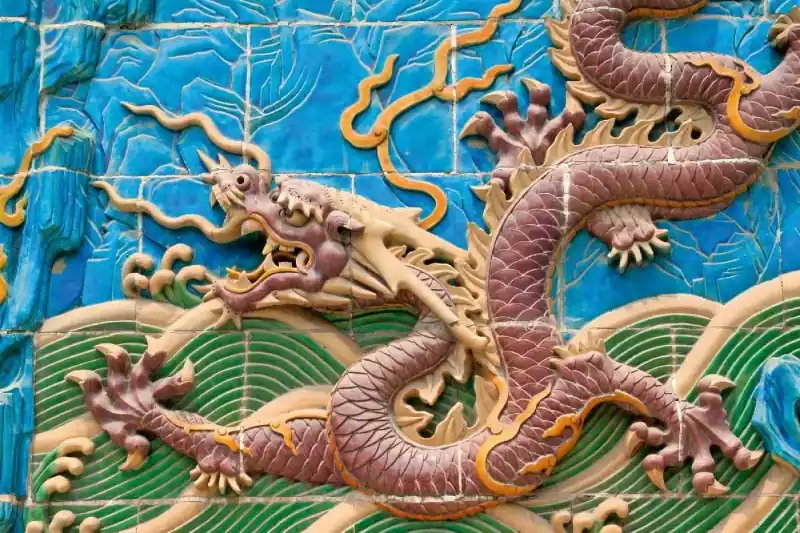 Hit sprzedaży Fototapeta na Flizelinie MS-5-1251 Dragon Wall of Beihai II. 375 x 250 cm