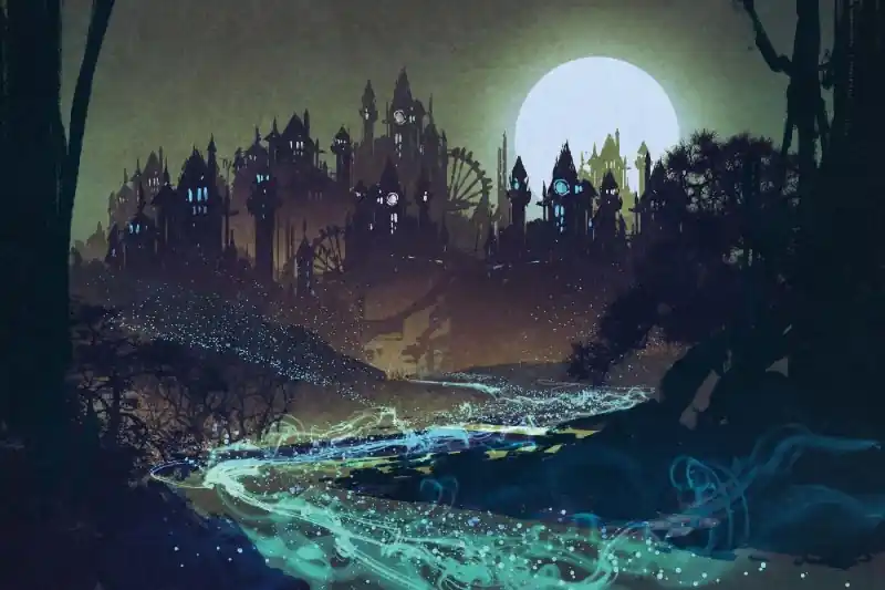 Fototapeta na Flizelinie MS-5-1276 Mysterious River 375 x 250 cm Wysoka jakość