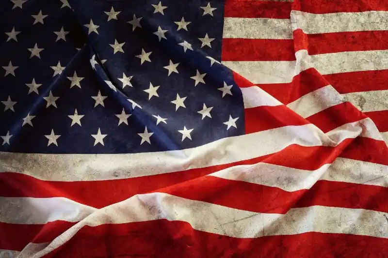 Fototapeta na flizelinie MS-5-1509 Vintage American Flag II. 375 x 250 cm Super okazja