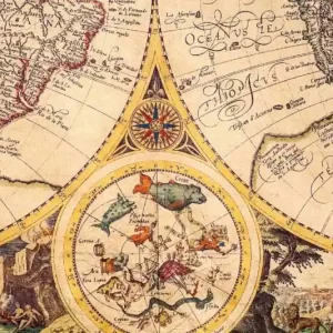Do wyczerpania zapasów Fototapeta na flizelinie MS-5-1539 Stara zabytkowa mapa 375 x 250 cm