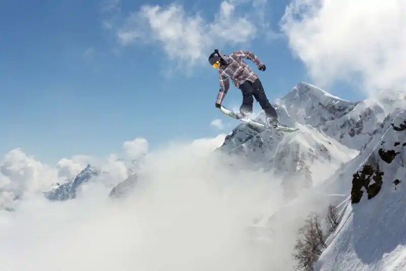 Fototapeta na flizelinie MS-5-1572 Snowboarder 375 x 250 cm Kup teraz