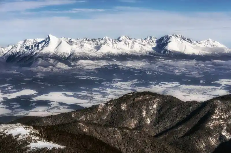 Taniej Fototapeta na flizelinie MS-5-1627 Śnieżne Tatry 375 x 250 cm