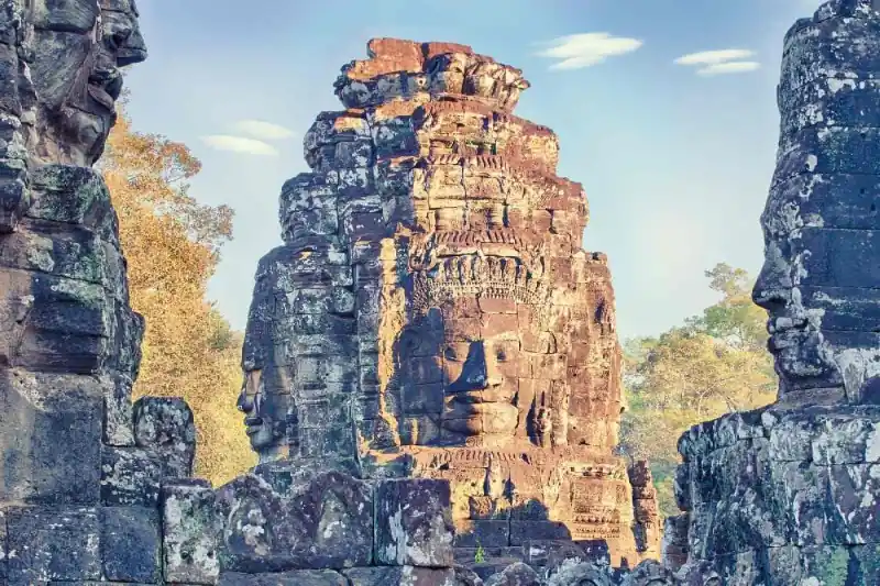 Fototapeta na flizelinie MS-5-1677 Świątynia Bayon 375 x 250 cm Bezpieczne zakupy