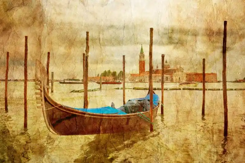 Fototapeta na flizelinie MS-5-2046 Gondola w Wenecji 375 x 250 cm Wyjątkowa oferta