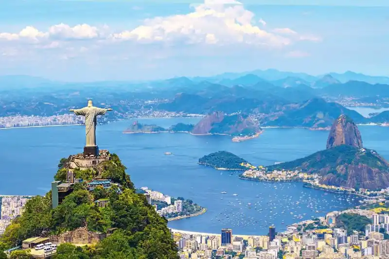 Fototapeta na flizelinie MS-5-1944 Widok na Rio de Janeiro 375 x 250 cm Najlepsza cena