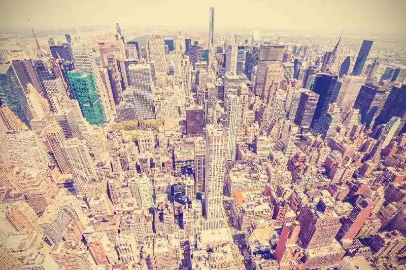 Taniej Fototapeta na flizelinie MS-5-2140 Widok na Manhattan 375 x 250 cm