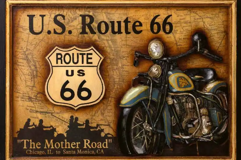 Fototapeta na flizelinie MS-5-2148 motocykl Route 66 375 x 250 cm Cena promocyjna