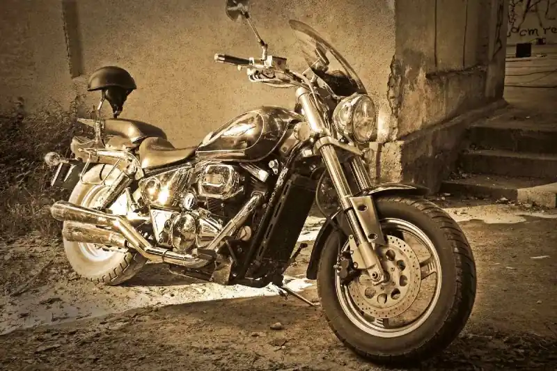 Dostępne od ręki Fototapeta na flizelinie MS-5-2155 Motocykl zabytkowy 375 x 250 cm