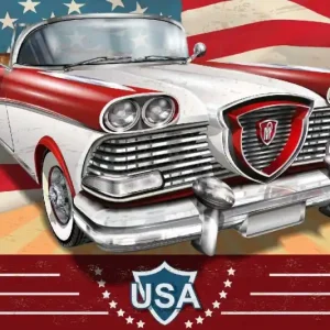 Bestseller Fototapeta na flizelinie MS-5-2182 Plakat retro Oklahoma 375 x 250 cm