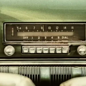 Wybór klientów Fototapeta na flizelinie MS-5-2187 Radio w starym aucie 375 x 250 cm