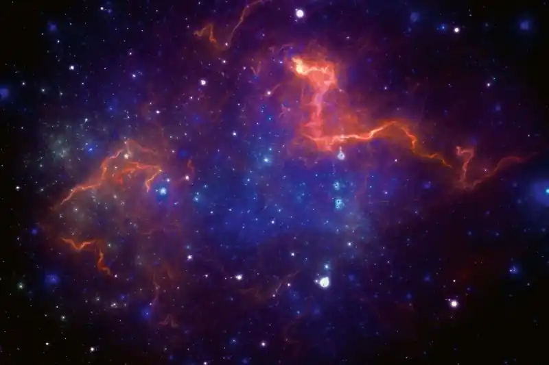 Niska cena Fototapeta na flizelinie MS-5-2263 Kolorowa galaktyka 375 x 250 cm