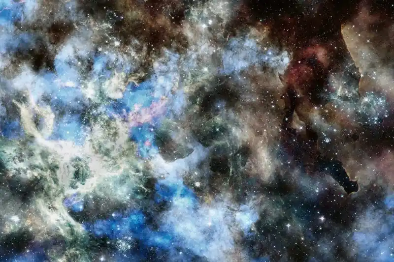 Fototapeta na flizelinie MS-5-2297 Kolorowy głęboki kosmos 375 x 250 cm Szybka dostawa