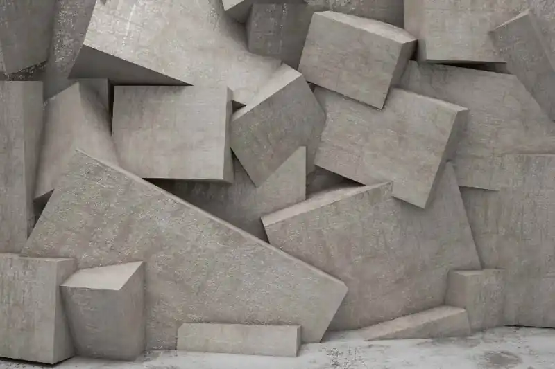 Fototapeta na flizelinie MS-5-2589 Betonowa ściana 3D 375 x 250 cm Bezpieczna płatność