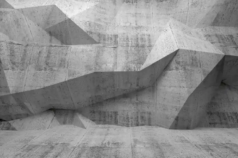 Popularny Fototapeta na flizelinie MS-5-2595 Beton 3D wnętrze 375 x 250 cm